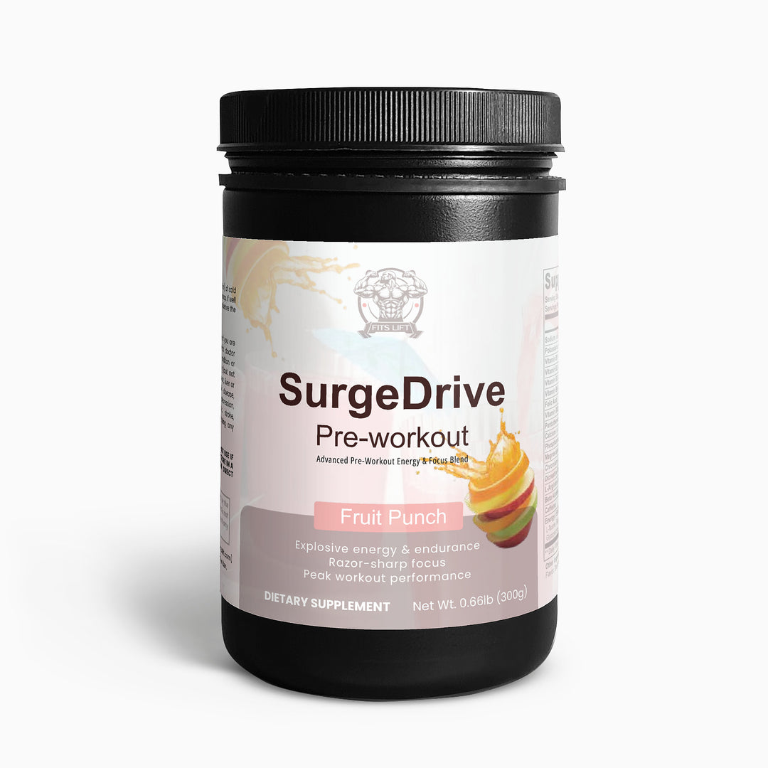 FitsLift SurgeDrive Pre-Workout (Fruit Punch)