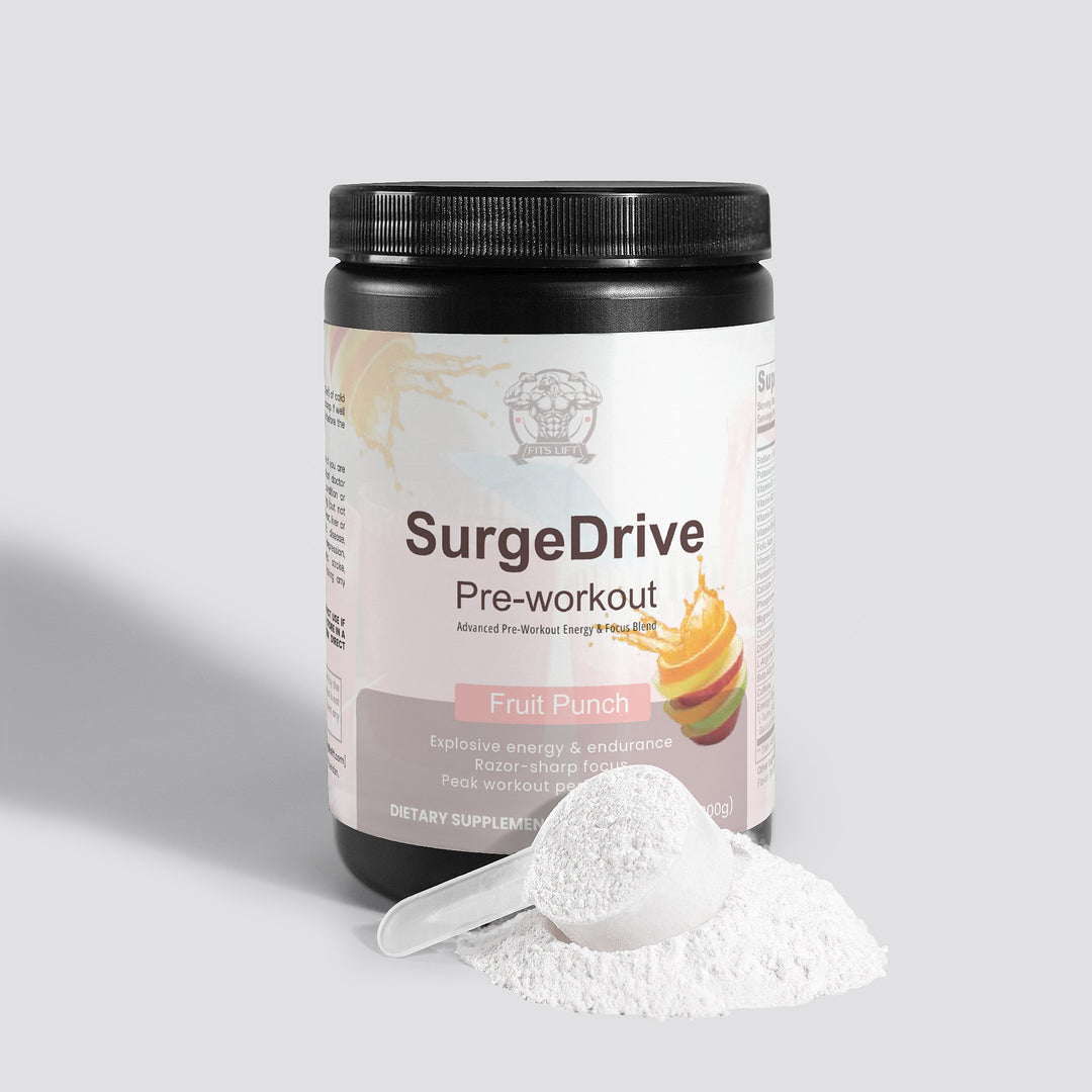 FitsLift SurgeDrive Pre-Workout (Fruit Punch)