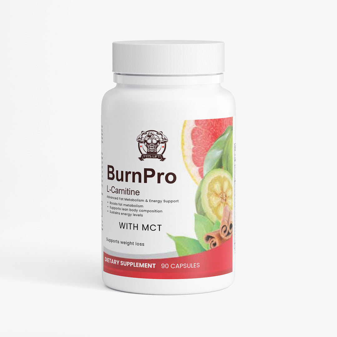 FitsLift BurnPro L-Carnitine (Advanced Fat Metabolism & Energy Support)