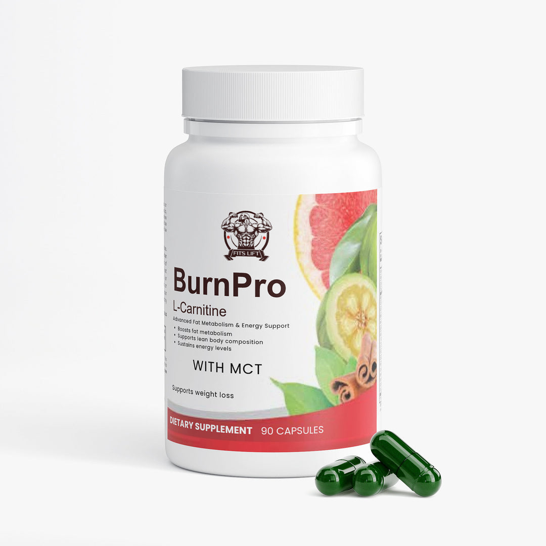 FitsLift BurnPro L-Carnitine (Advanced Fat Metabolism & Energy Support)
