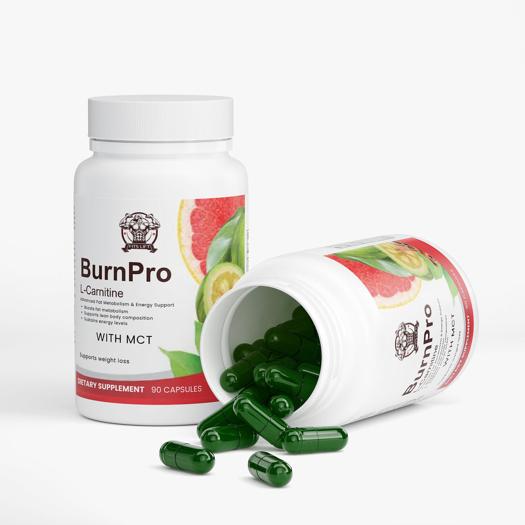 FitsLift BurnPro L-Carnitine (Advanced Fat Metabolism & Energy Support)