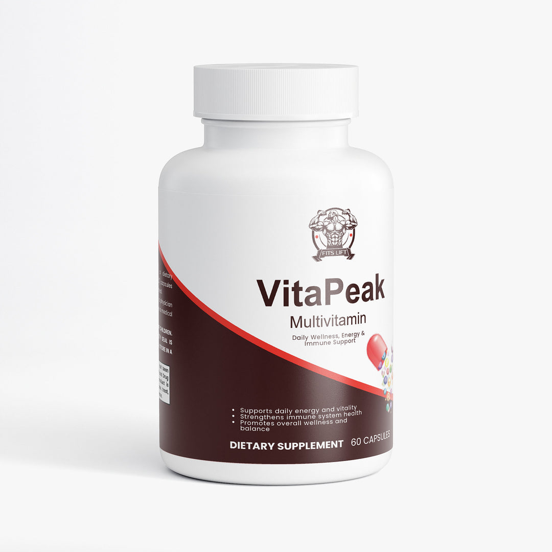 FitsLift VitaPeak Multivitamin (Daily Wellness, Energy & Immune Support)