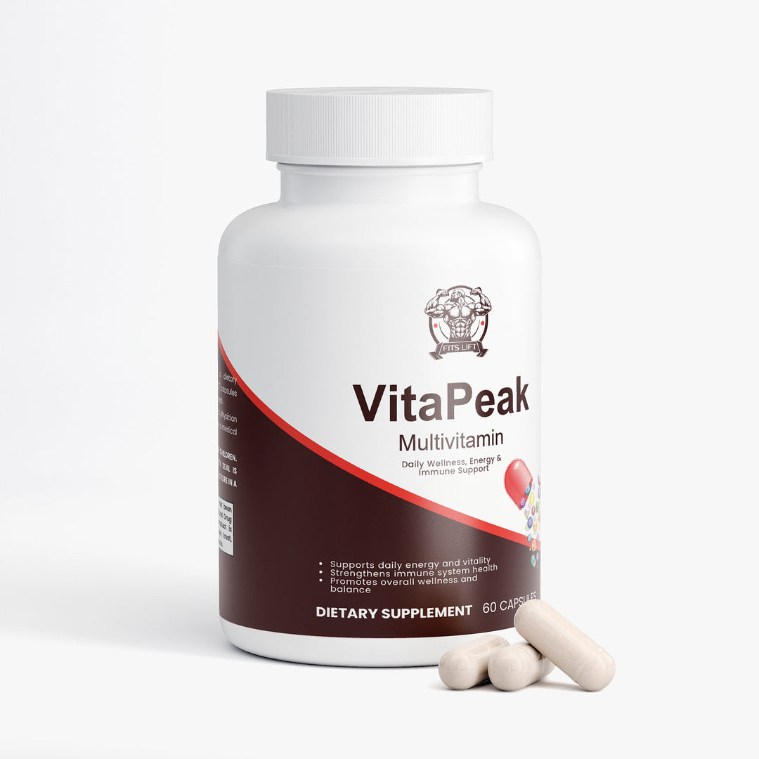 FitsLift VitaPeak Multivitamin (Daily Wellness, Energy & Immune Support)