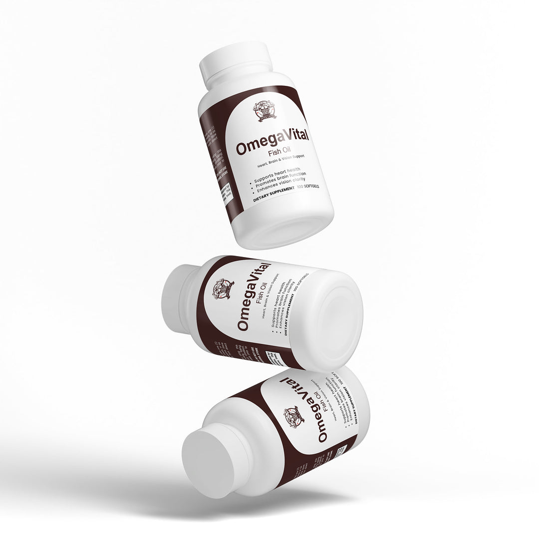 FitsLift OmegaVital Fish Oil (Heart, Brain & Vision Support)