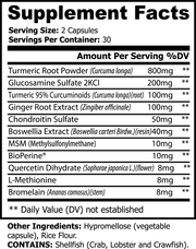 FitsLift GoldenFlex Turmeric (Advanced Joint & Mobility Support Formula)