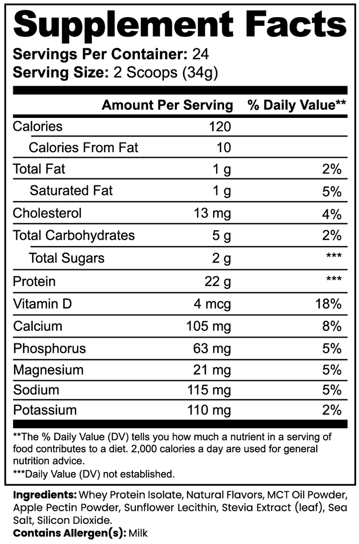 FitsLift IsoCharge Whey (Vanilla)