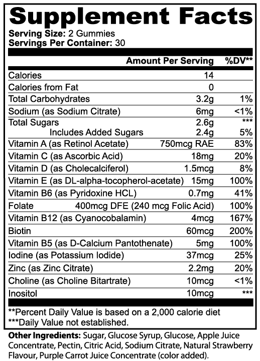 FitsLift VitaLift Multivitamin Gummies (Adult)